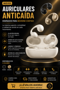 Auriculares Anticaída – Comodidad, Estabilidad y Sonido de Alta Calidad